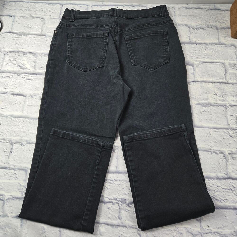 Gloria Vanderbilt Women's Jeans Amanda size 8 Short Black - Picture 2 of 13
